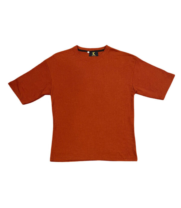 Crest Textured Casual Tee - Image 5