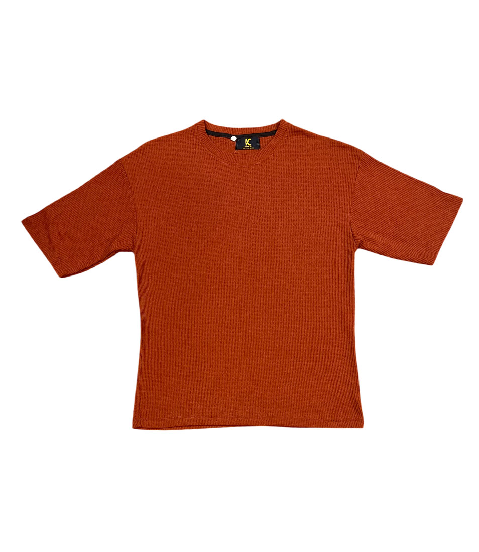 Crest Textured Casual Tee - Image 5