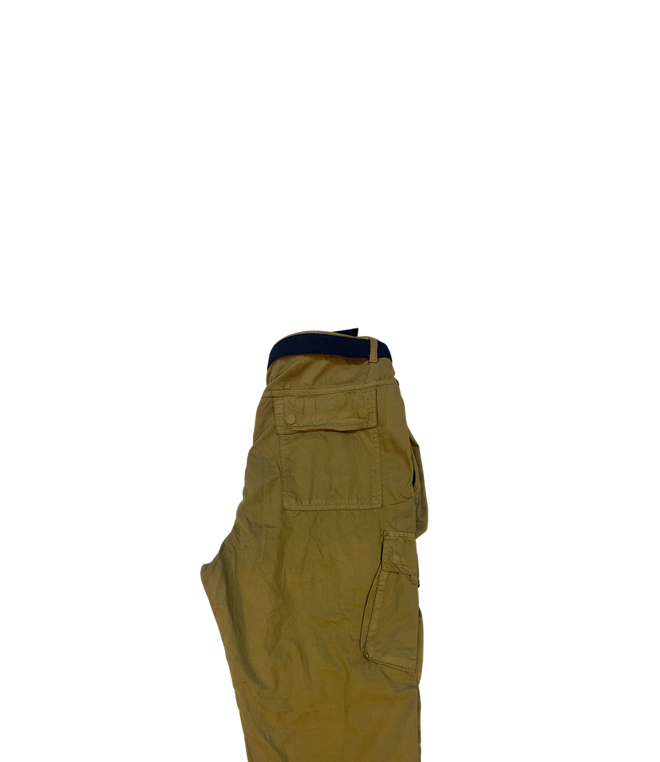 Khaki Belted Utility Cargo pants - Image 4