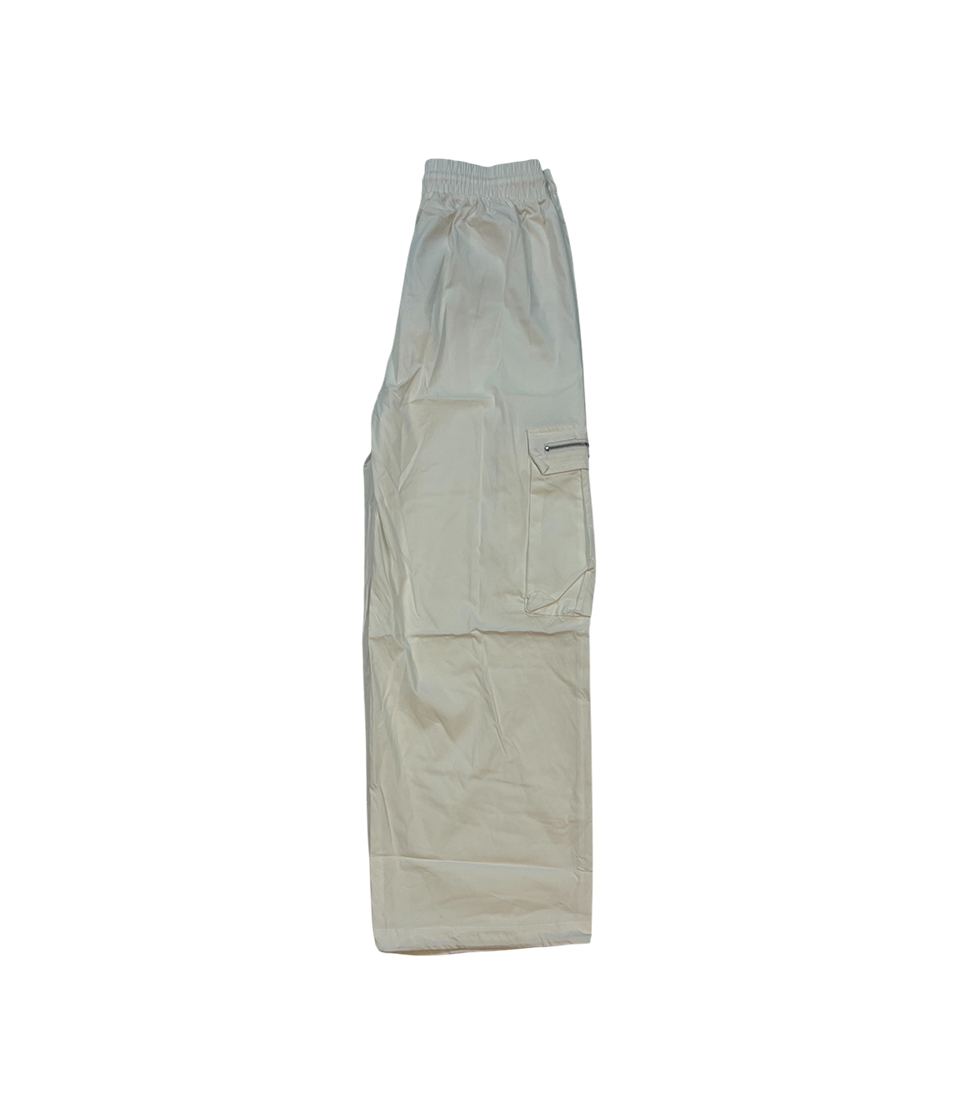 Ivory Utility Pocket Cargo Pants - Image 5