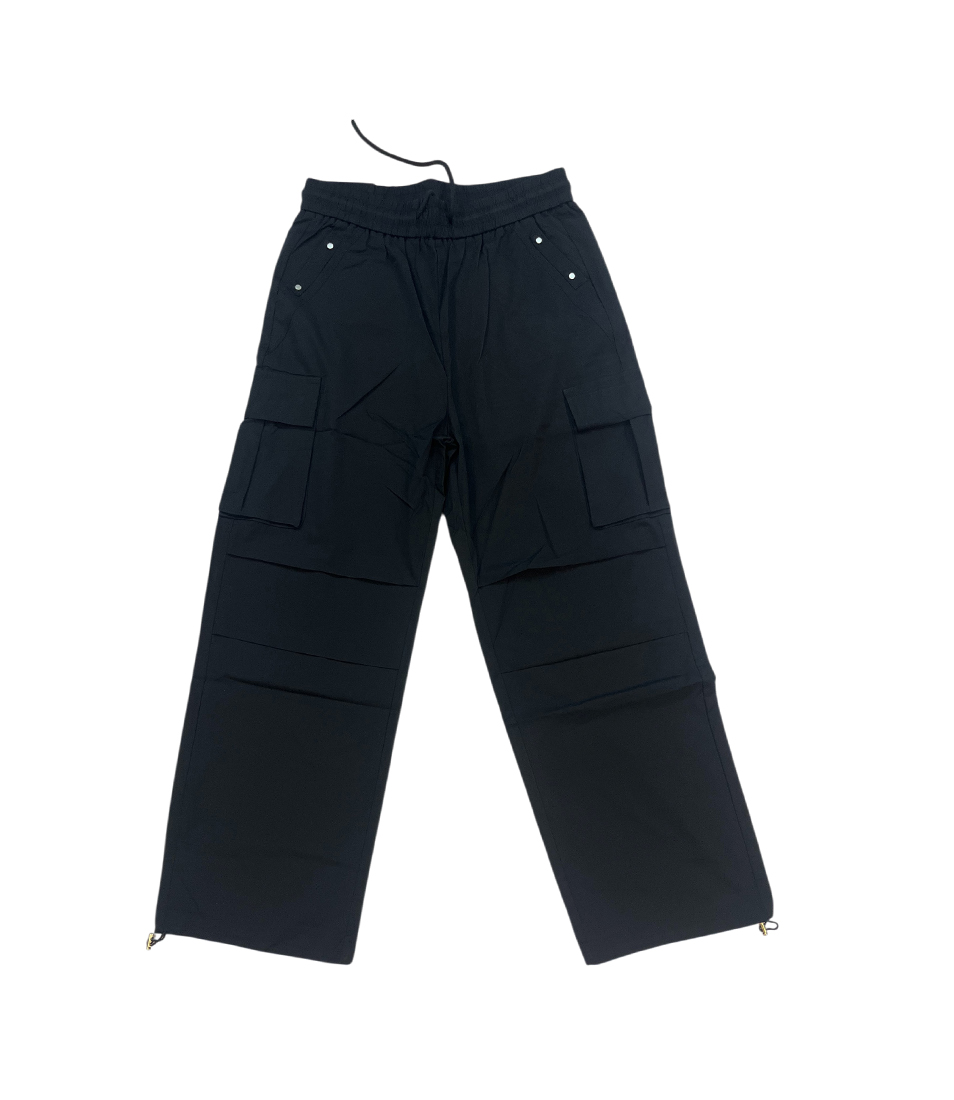 Jet Black Utility Premium Cargo Pants - Image 4