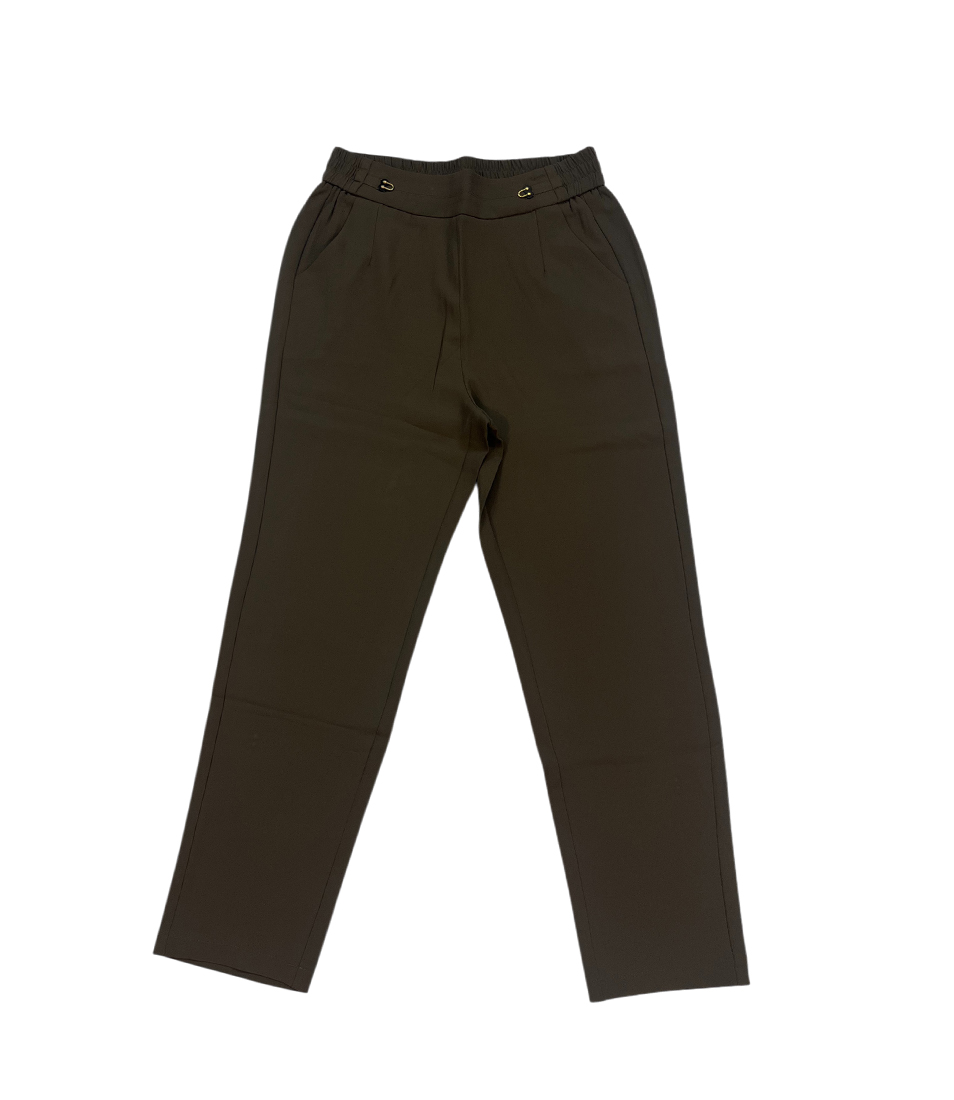Deep Olive Signature Formal Pants - Image 3