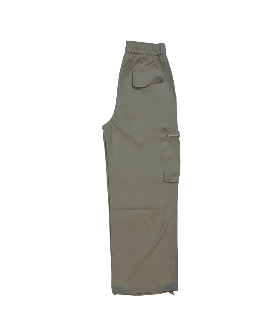 Taupe Utility Multi-Pocket Cargo - Image 5