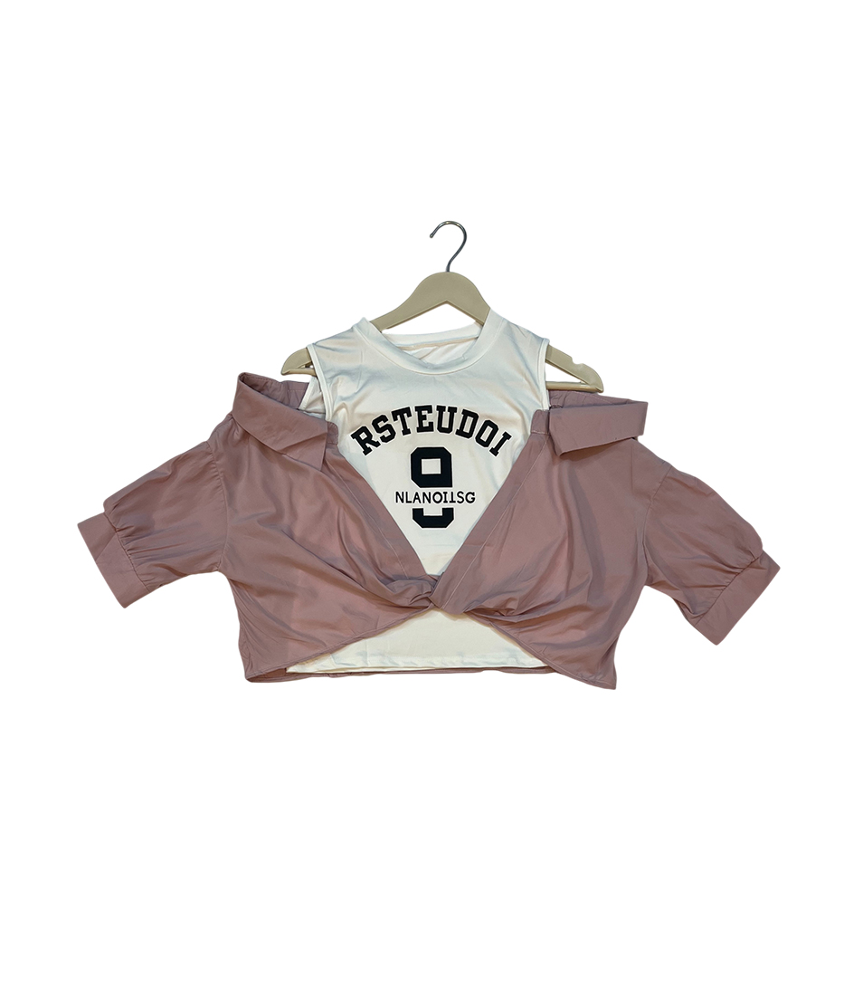 Urban Fusion Cold-Shoulder Crop - Image 5