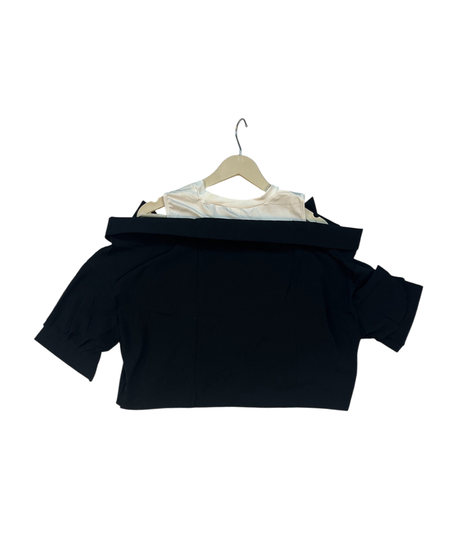 Urban Fusion Cold-Shoulder Crop - Image 4