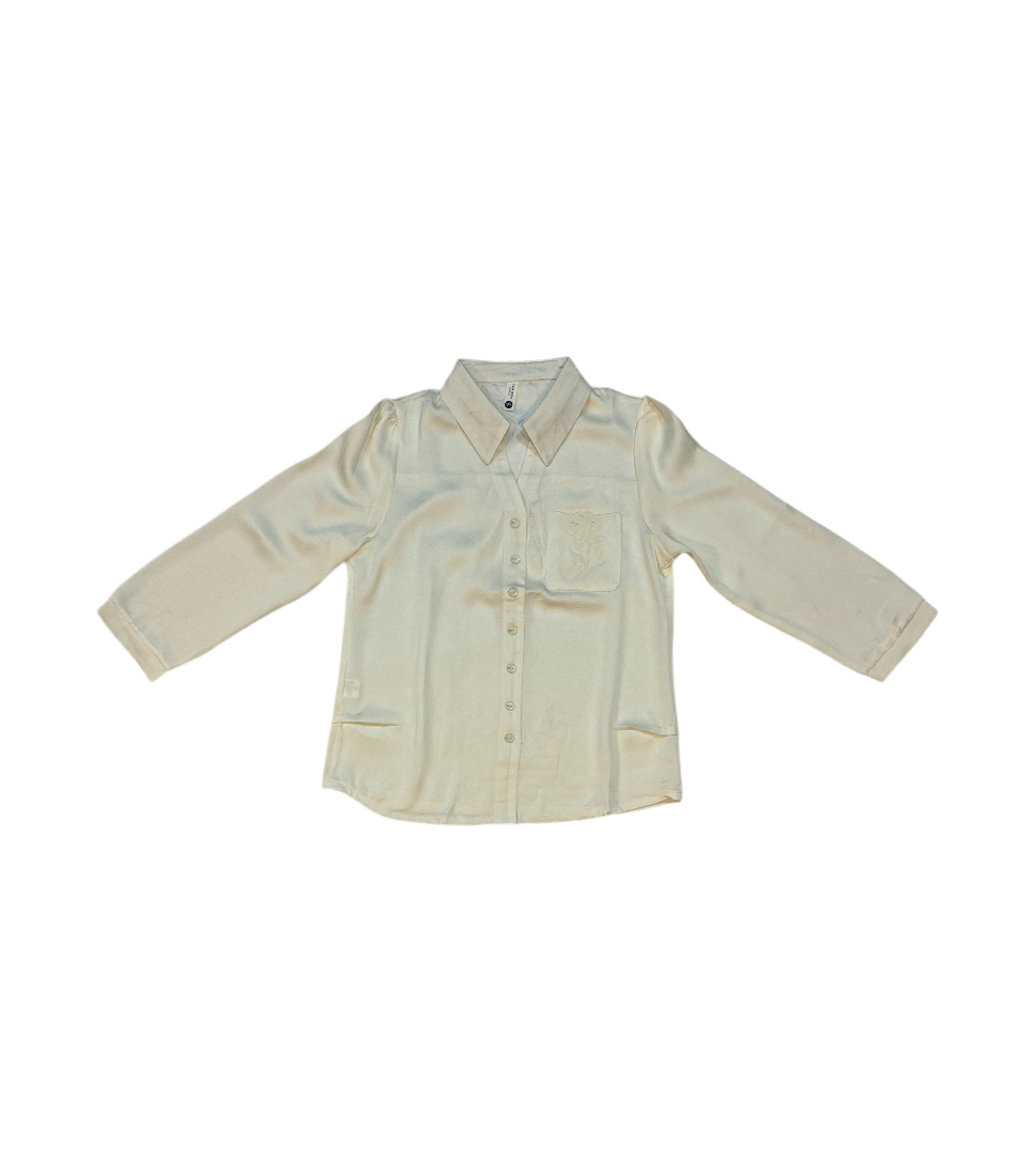 Satin Charm Embroidered Pocket - Image 3