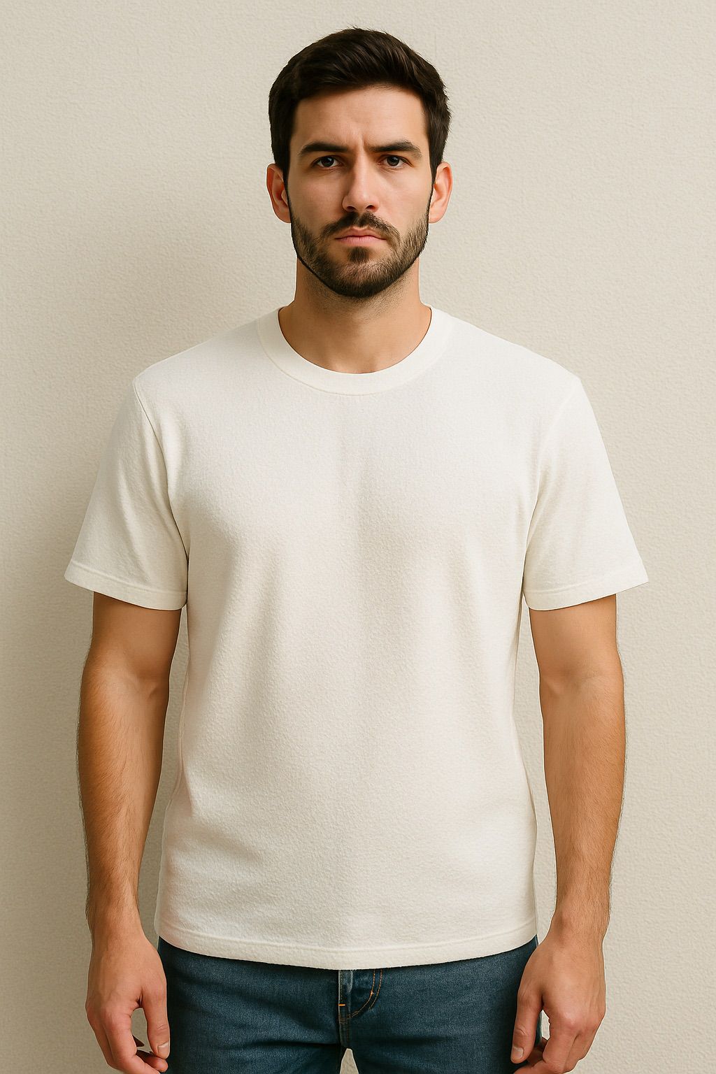 Crest Textured Casual Tee - Image 6