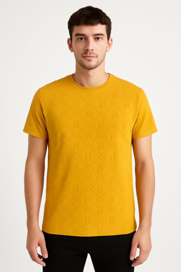 Golden Hue Textured Casual