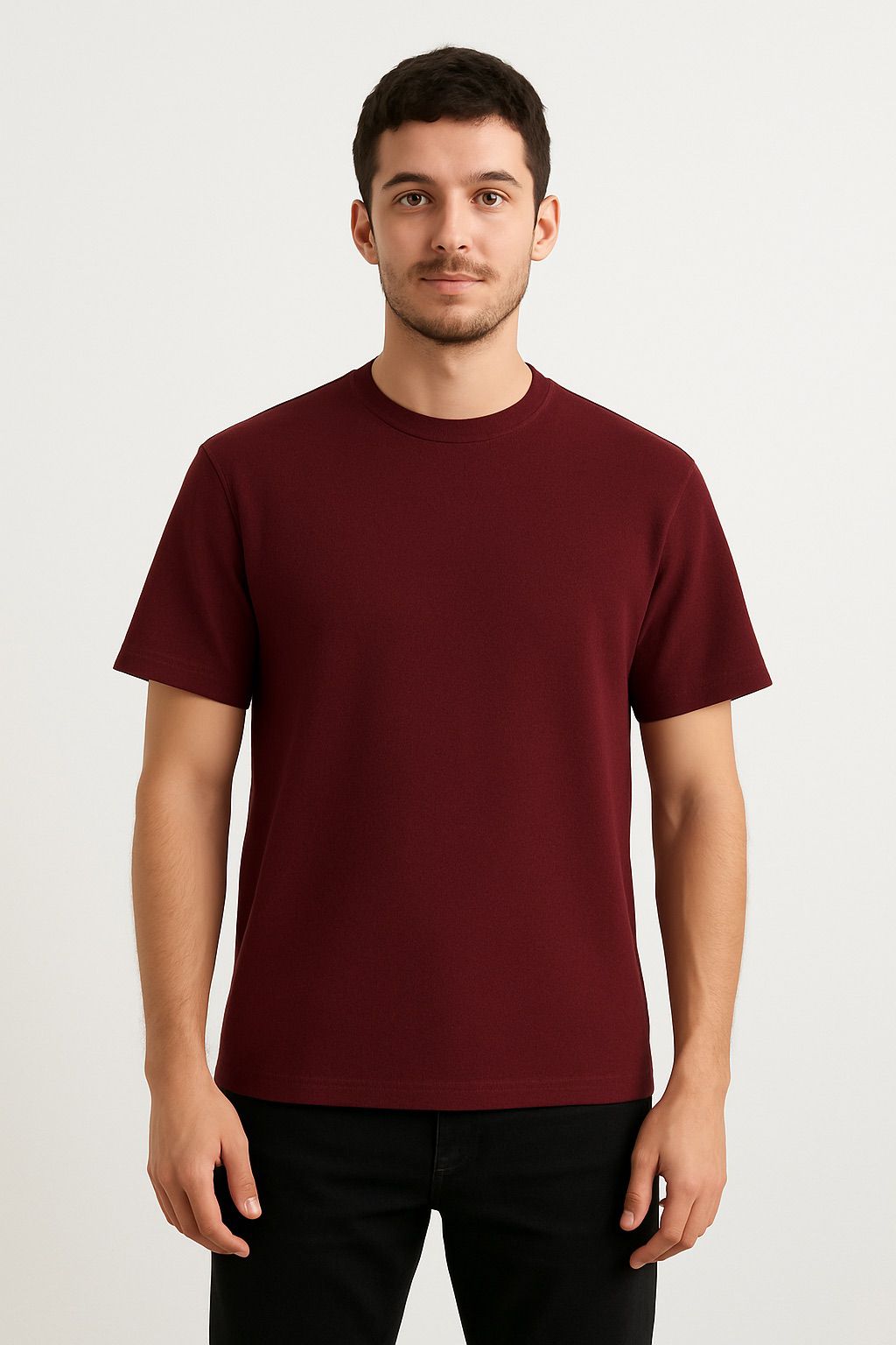 Crest Textured Casual Tee - Image 8