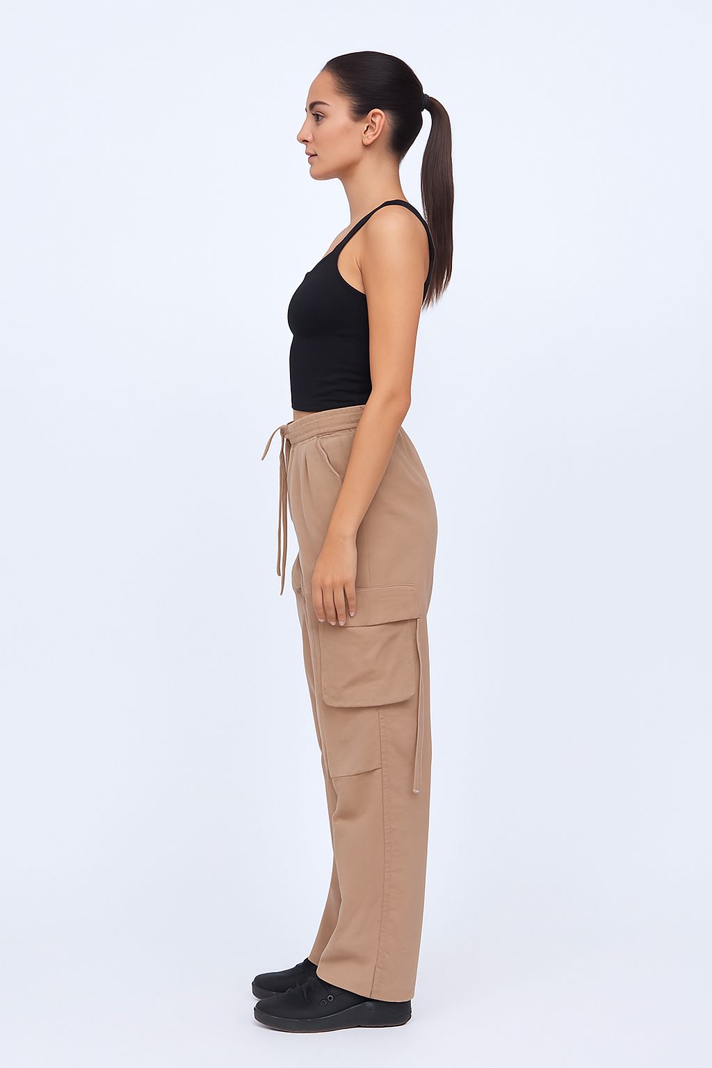 Sand Utility Multi-Pocket Cargo Pants - Image 2