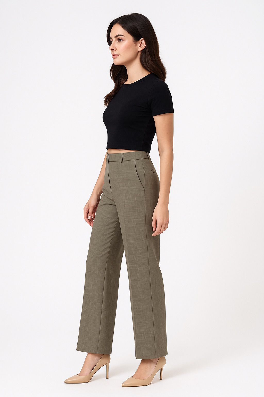 Ash Classic Wide Formal Pants - Image 2