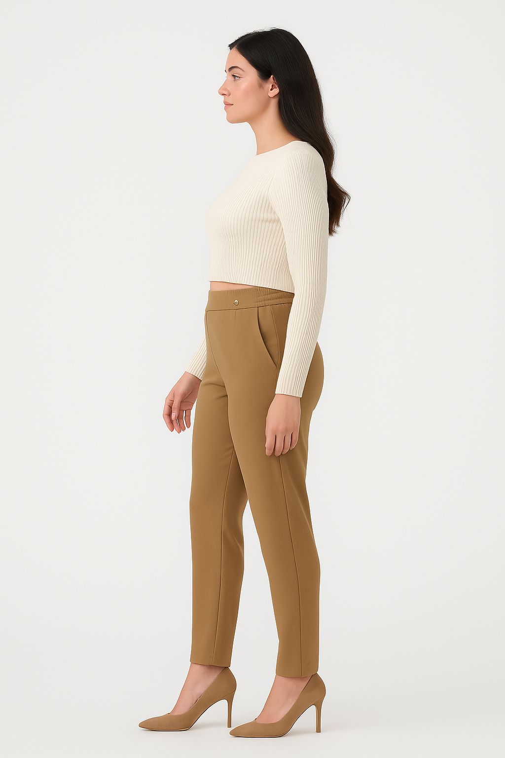 Camel Signature Slim Formal Pants - Image 3