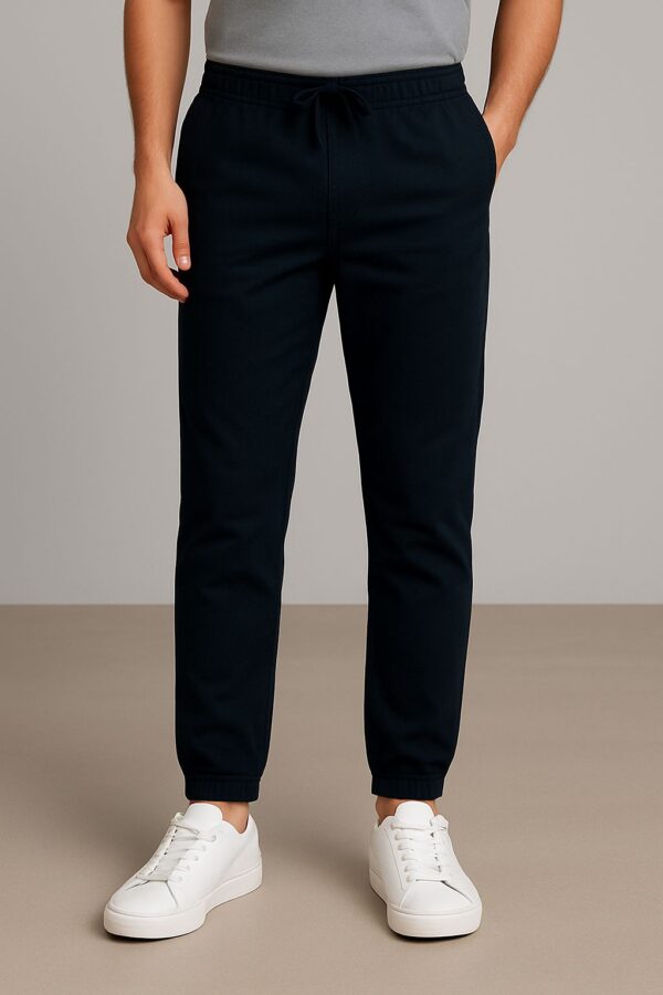 Jet Black Classic Jogger Pants