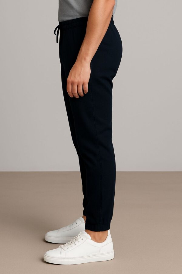 Jet Black Classic Jogger Pants - Image 2