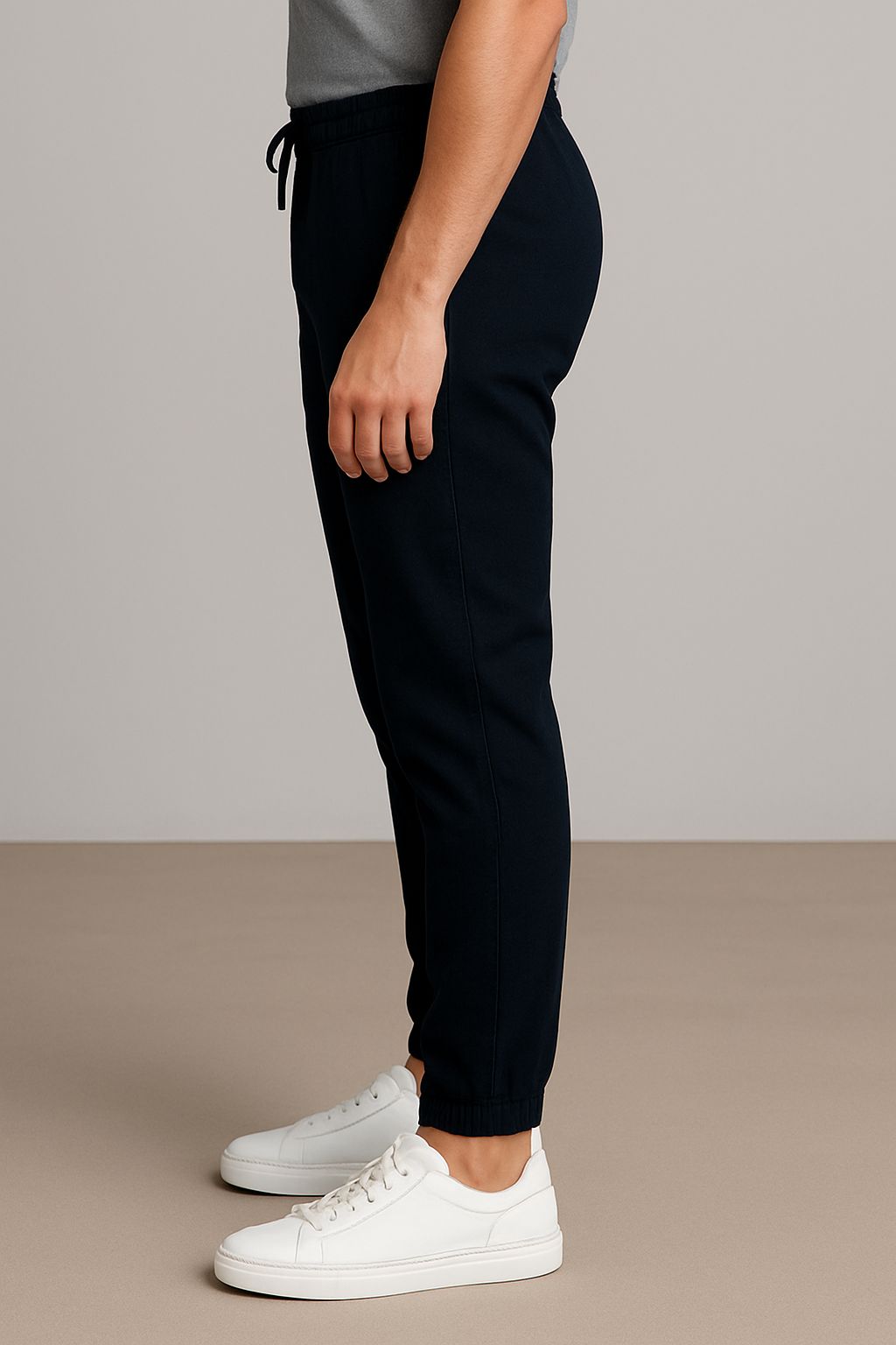Jet Black Classic Jogger Pants - Image 2