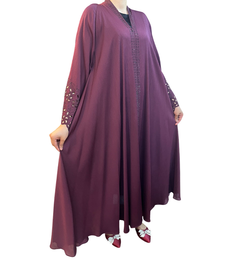 Luxury Embroidered Sleeve Abaya Collection