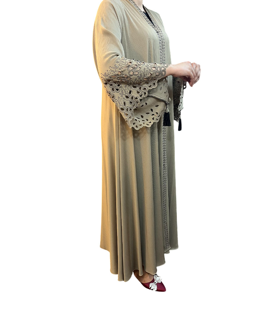 Luxury Embroidered Sleeve Abaya Collection