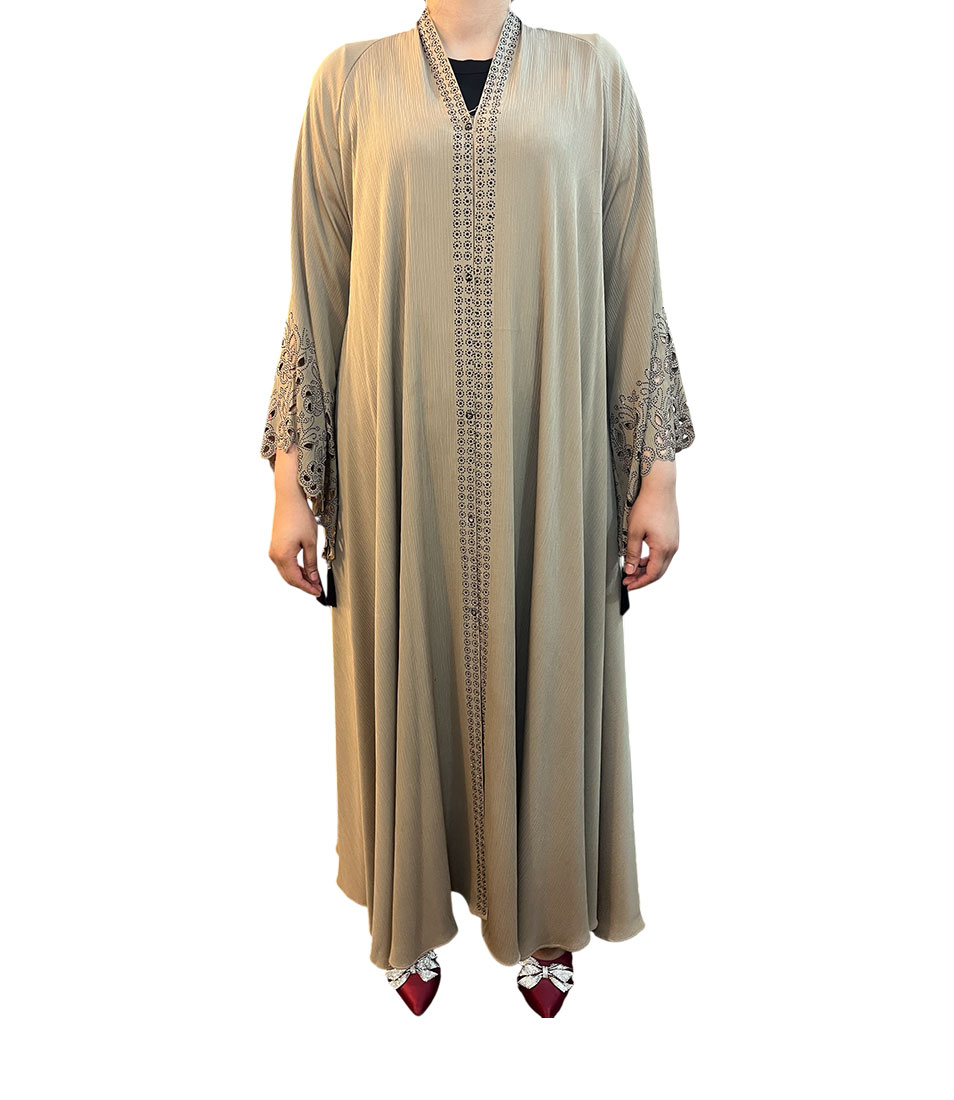 Luxury Embroidered Sleeve Abaya Collection