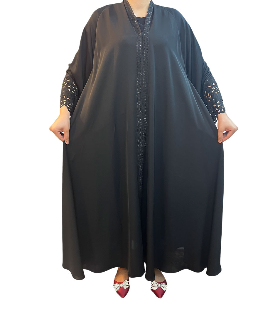 Luxury Embroidered Sleeve Abaya Collection