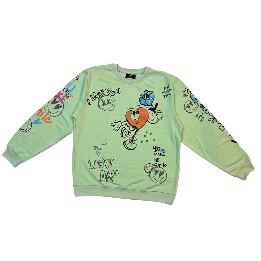 UrbanCharm Baggy Terry Sweatshirt - Image 8