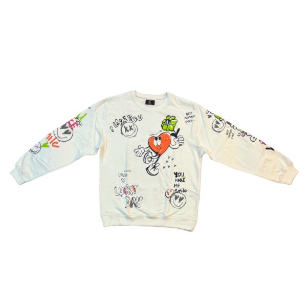 UrbanCharm Baggy Terry Sweatshirt - Image 3