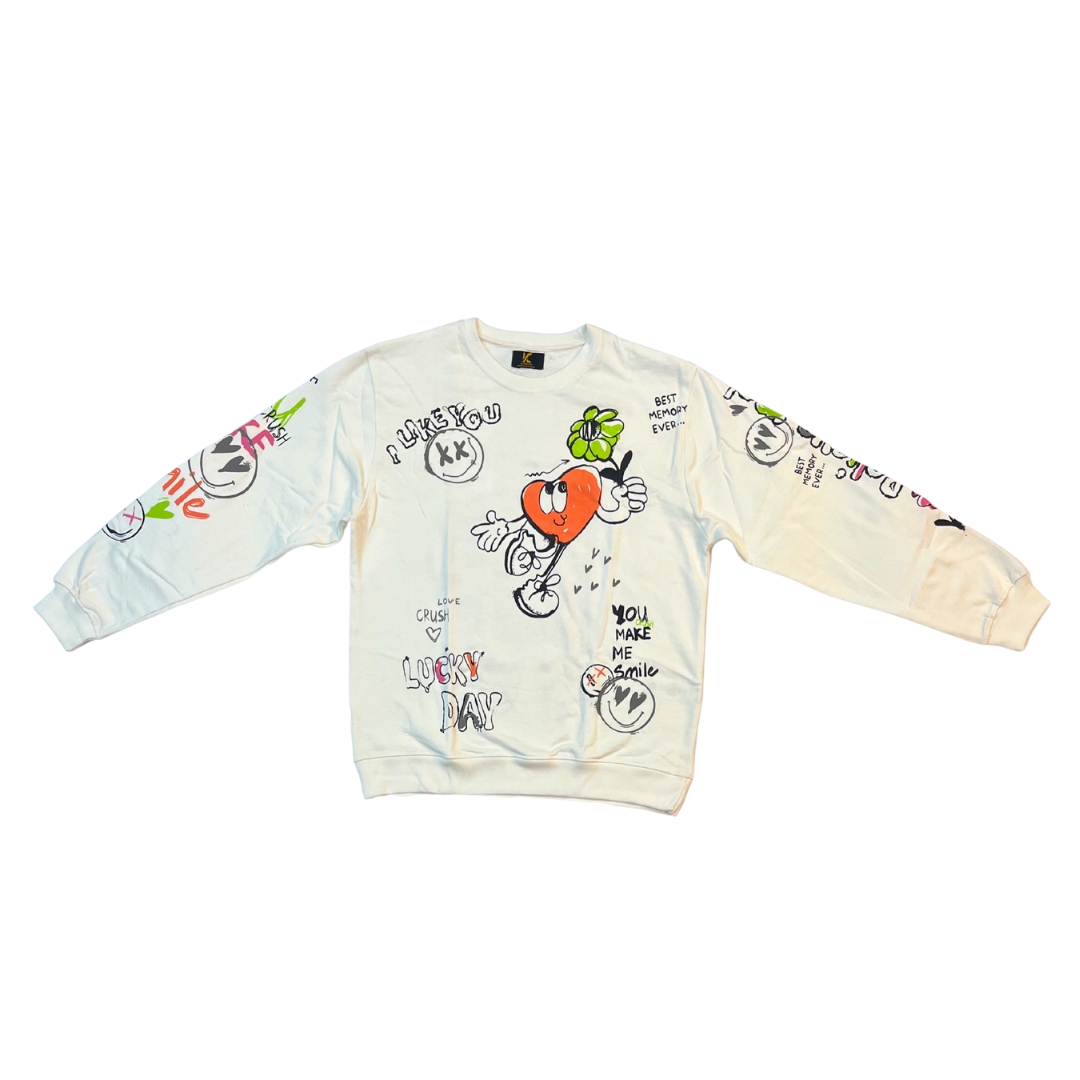 UrbanCharm Baggy Terry Sweatshirt - Image 3