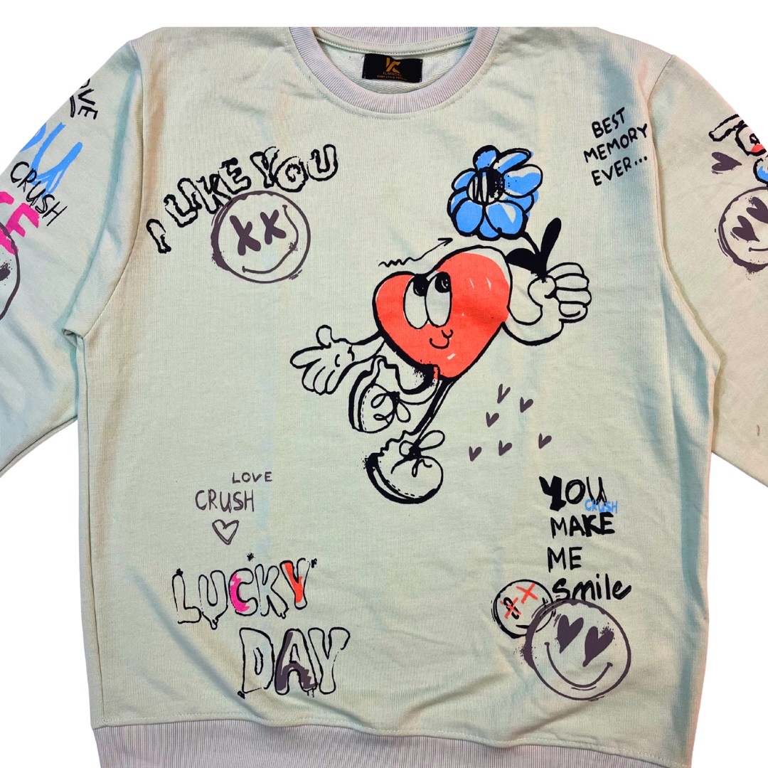 UrbanCharm Baggy Terry Sweatshirt - Image 5