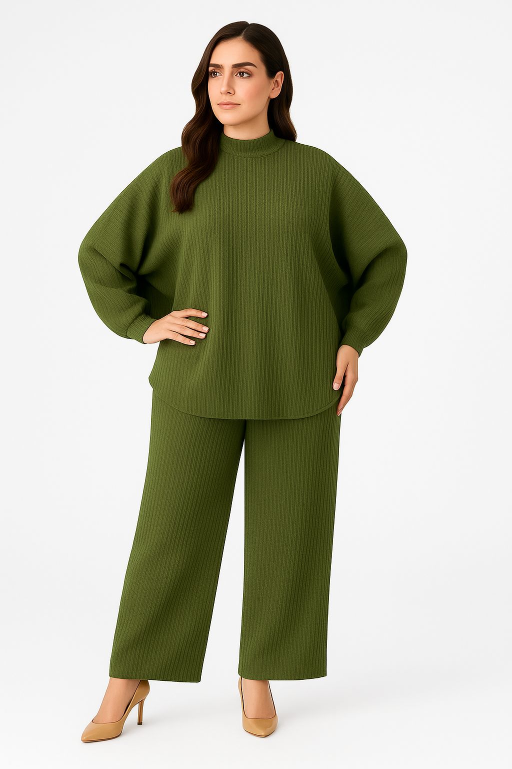Luxe Soft Textured Classic Co-Ord Set - Image 2