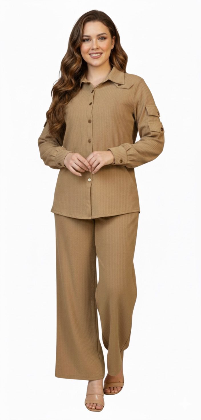 Velora Signature Textured Co-Ord Set - Image 8