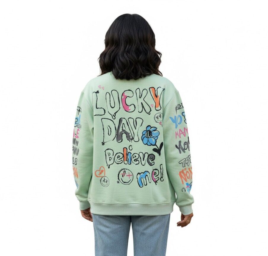 UrbanCharm Baggy Terry Sweatshirt - Image 7