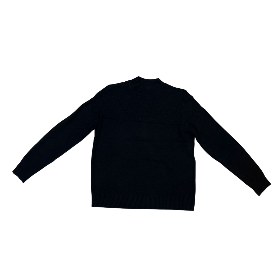 Textured Wool Mock Neck Sweaters - Image 8
