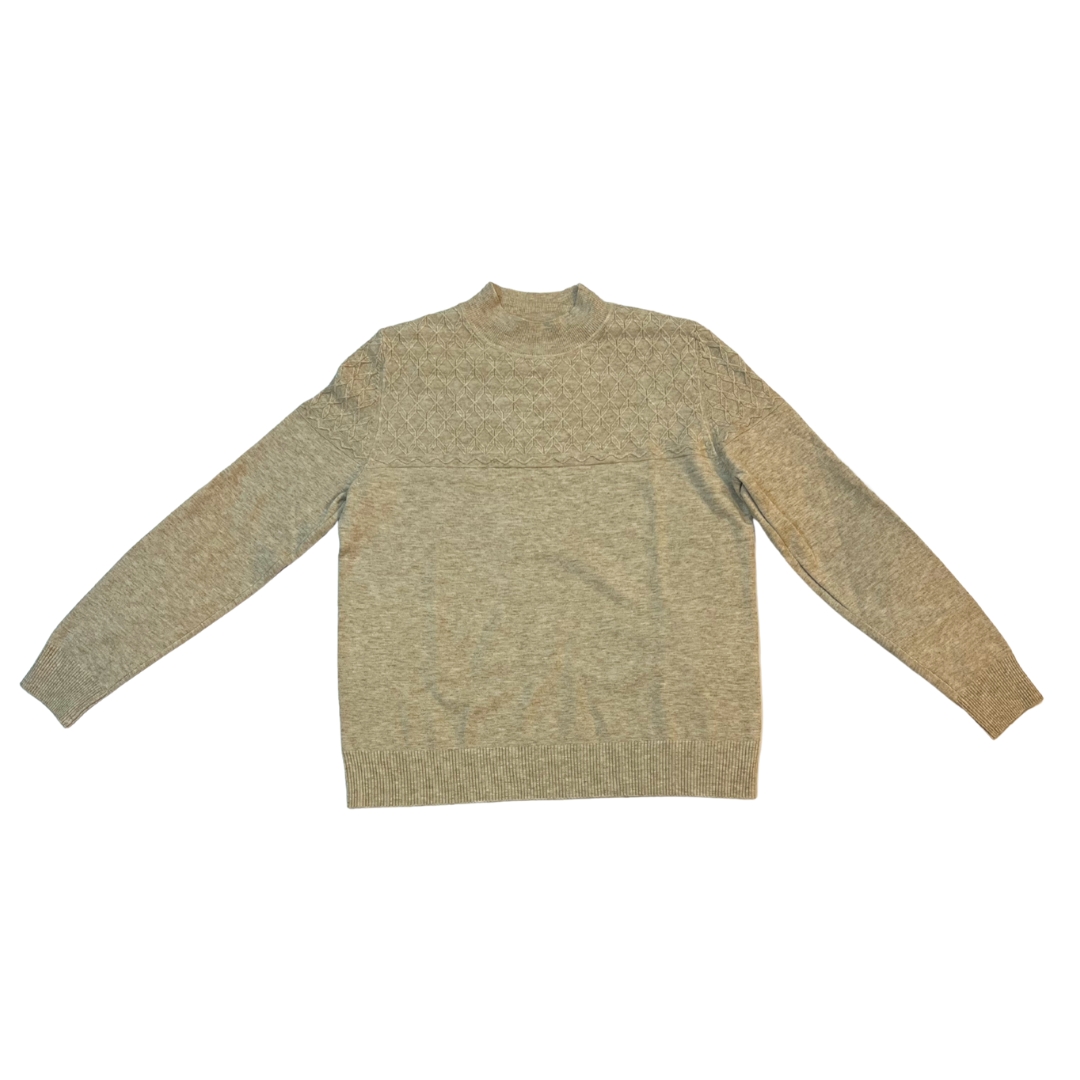 Textured Wool Mock Neck Sweaters - Image 6