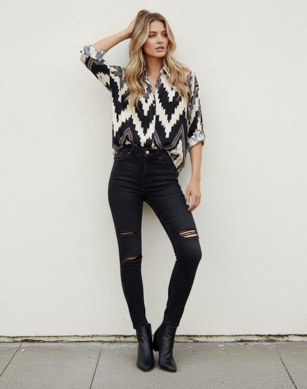 Baggy Fit Imported Linen Top - Image 10