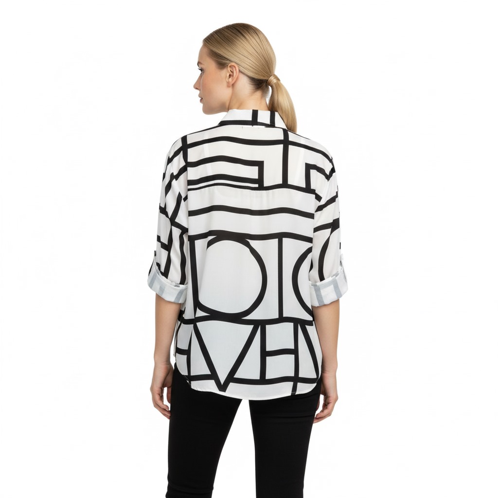 Baggy Fit Imported Linen Top - Image 16
