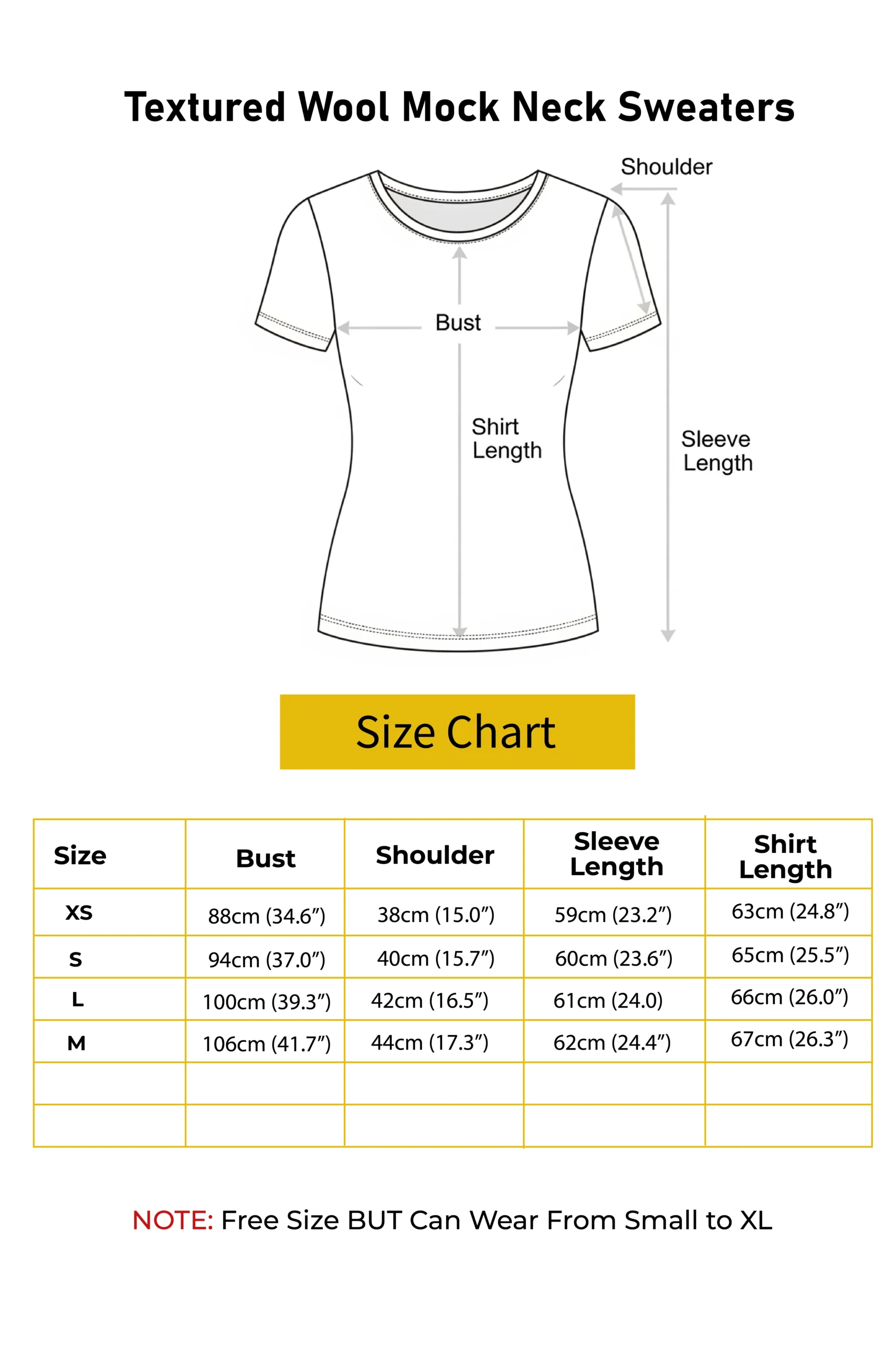 Textured Wool Mock Neck Sweaters - Image 2