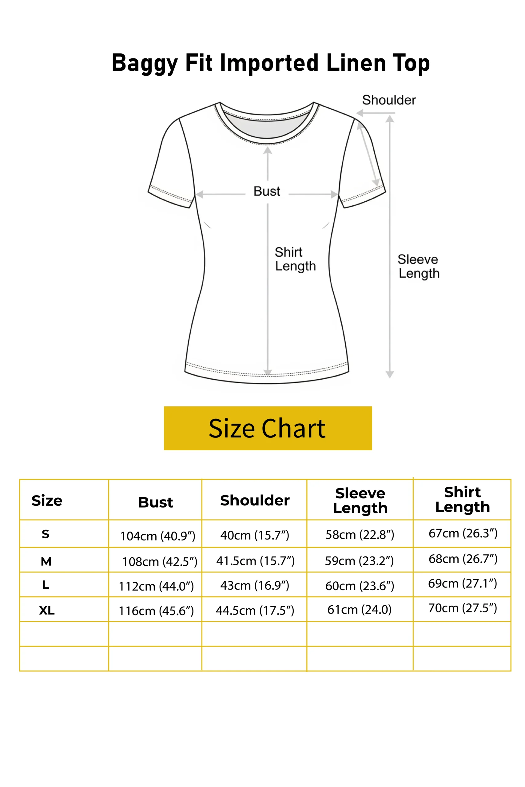 Baggy Fit Imported Linen Top - Image 2