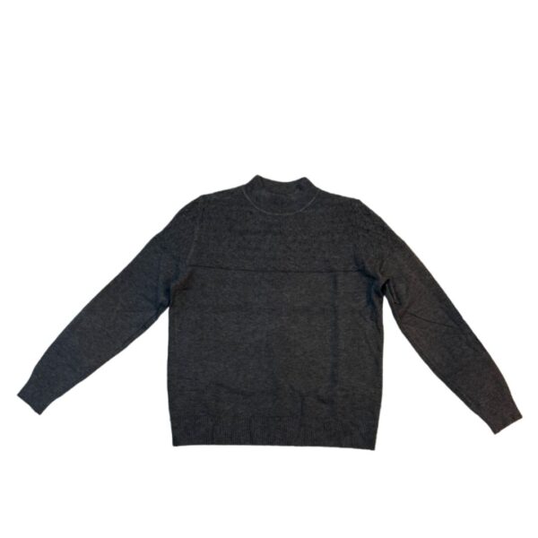 Textured Wool Mock Neck Sweaters - Image 11